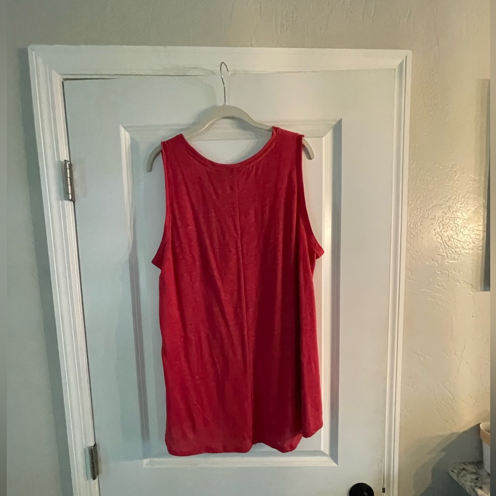 Pink Sleeveless Tahari Top XL NWT